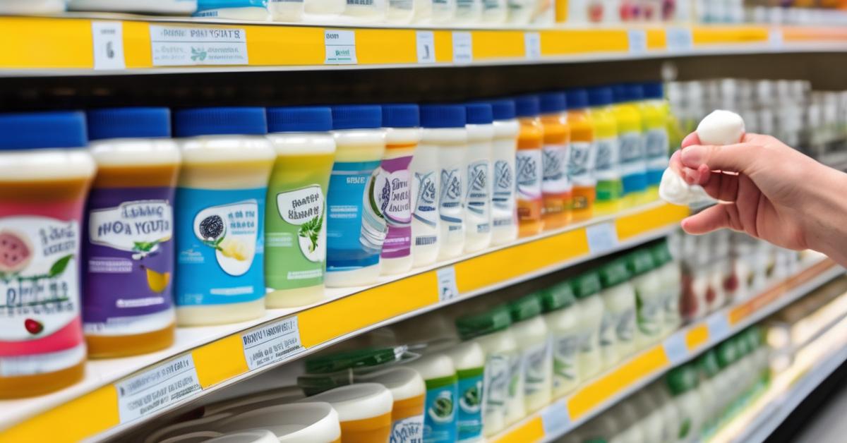 Kremowa konsystencja jogurtu naturalnego z żywymi kulturami bakterii.