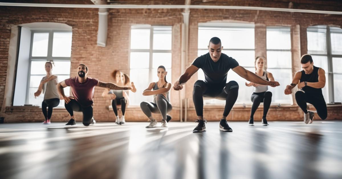 Ćwiczenie z kettlebell podczas treningu funkcjonalnego.