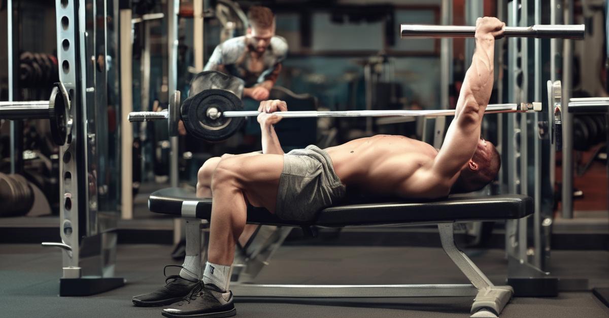Zestawienie ćwiczeń łączących triceps z klatką piersiową oraz triceps z bicepsem na siłowni.