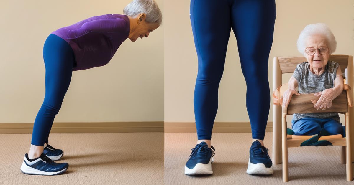 Instrukcja prawidłowego wykonania Glute Stretch w pozycji leżącej.